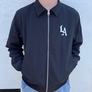 Black zippered LA Clippers jacket